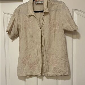 Sarah Bentley Women's Top Shirt Blouse - Large
